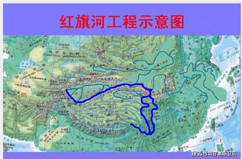 红旗渠引水线路图片