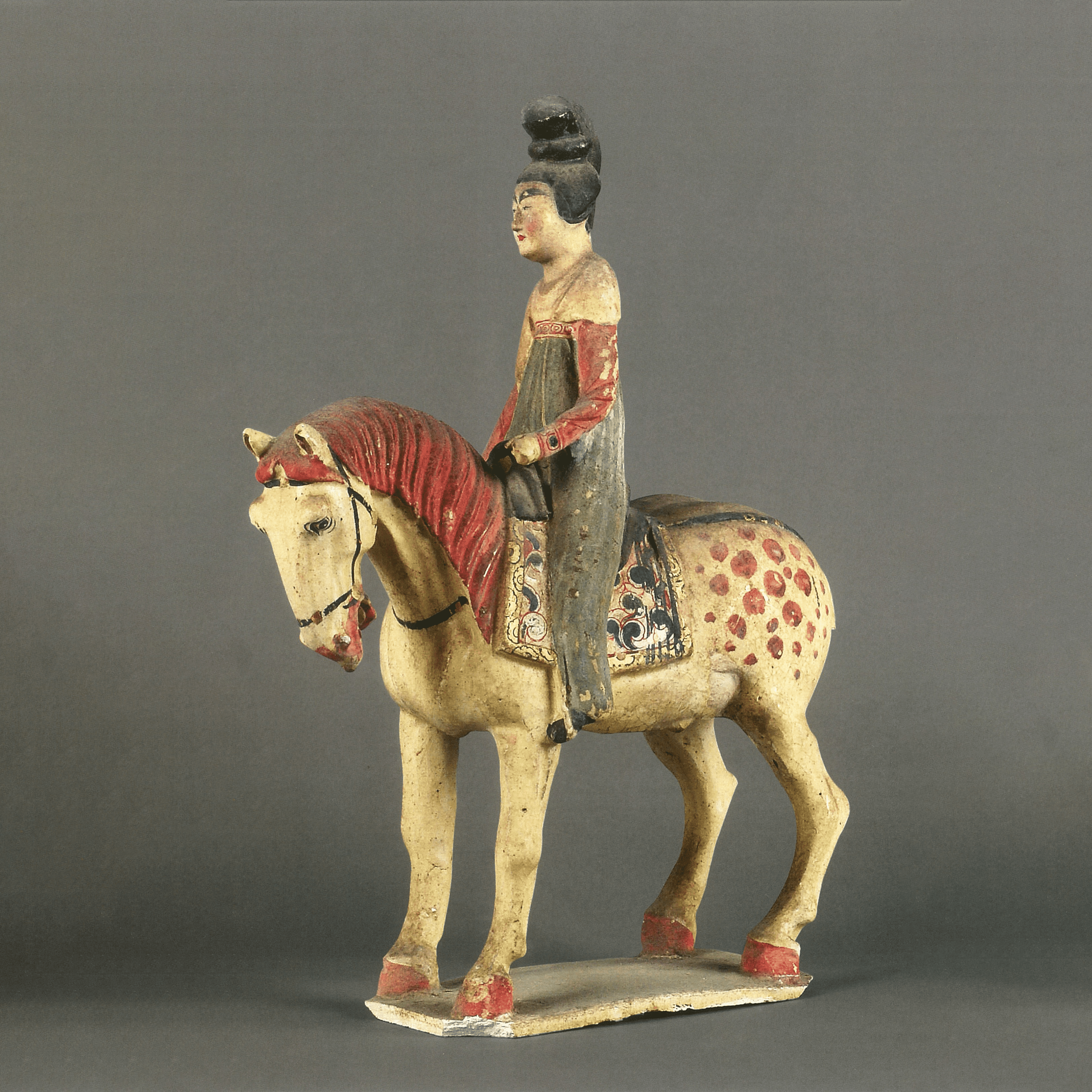 希少 数寄者放出品 宋時代 騎馬 中国美術 発掘品 古美術 中国古玩 