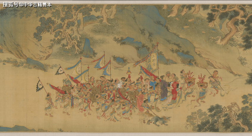 原创职贡图少数民族朝贡画卷明仇英绘