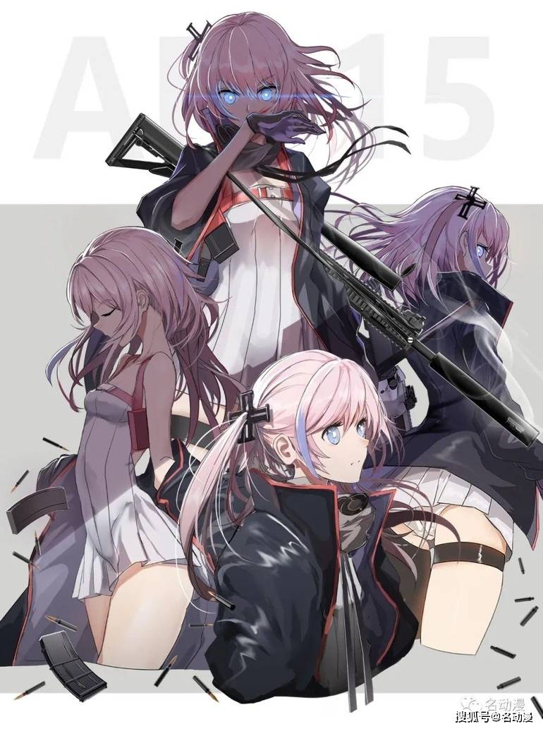 日本插画师swav绘画的科幻风少女人物插画欣赏