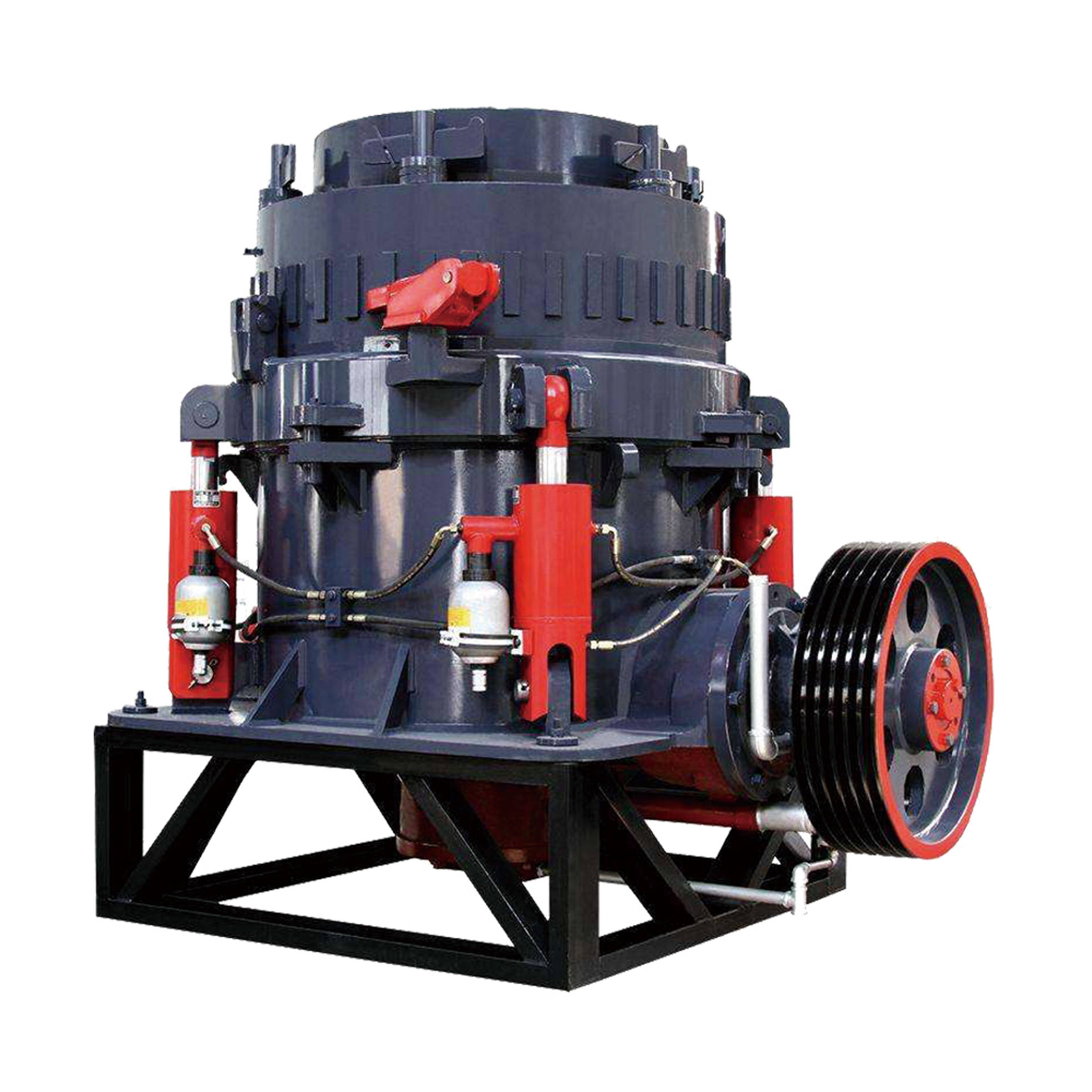 圆锥破碎机的工作原理—以truemax圆锥破碎机为例