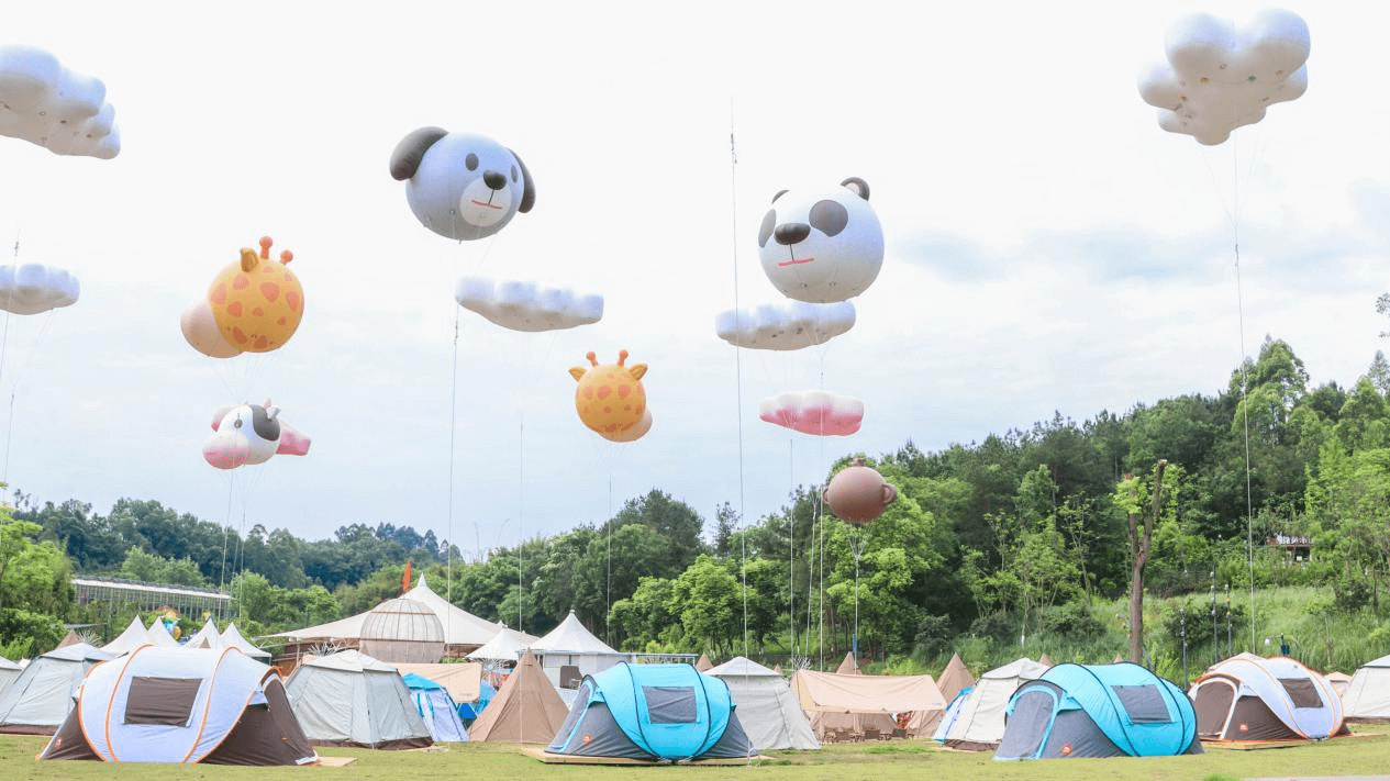 万人打卡黄龙溪欢乐田园音乐露营节精彩不停