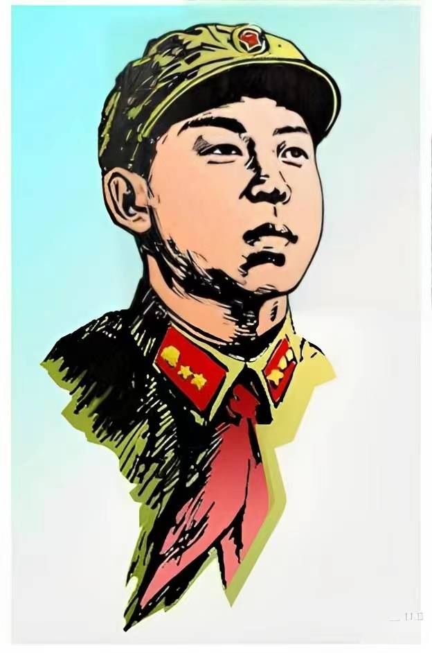 朱吉男彩色版画雷锋画集连载5758