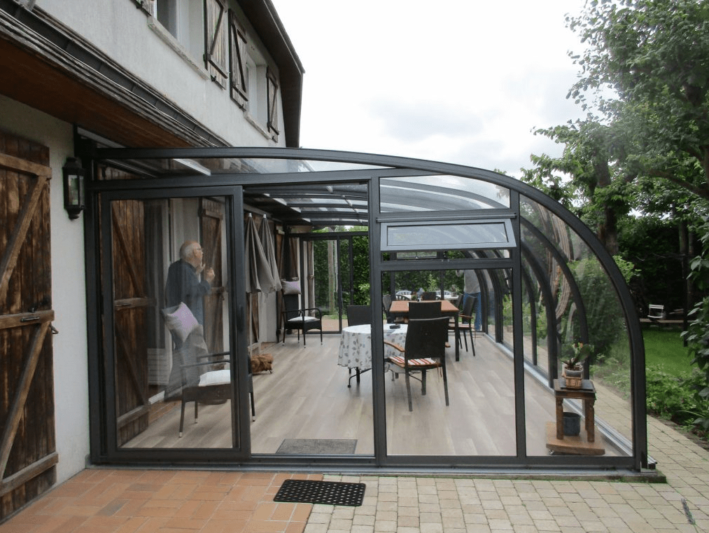 超实用的伸缩阳光房收缩自由实用还不违建