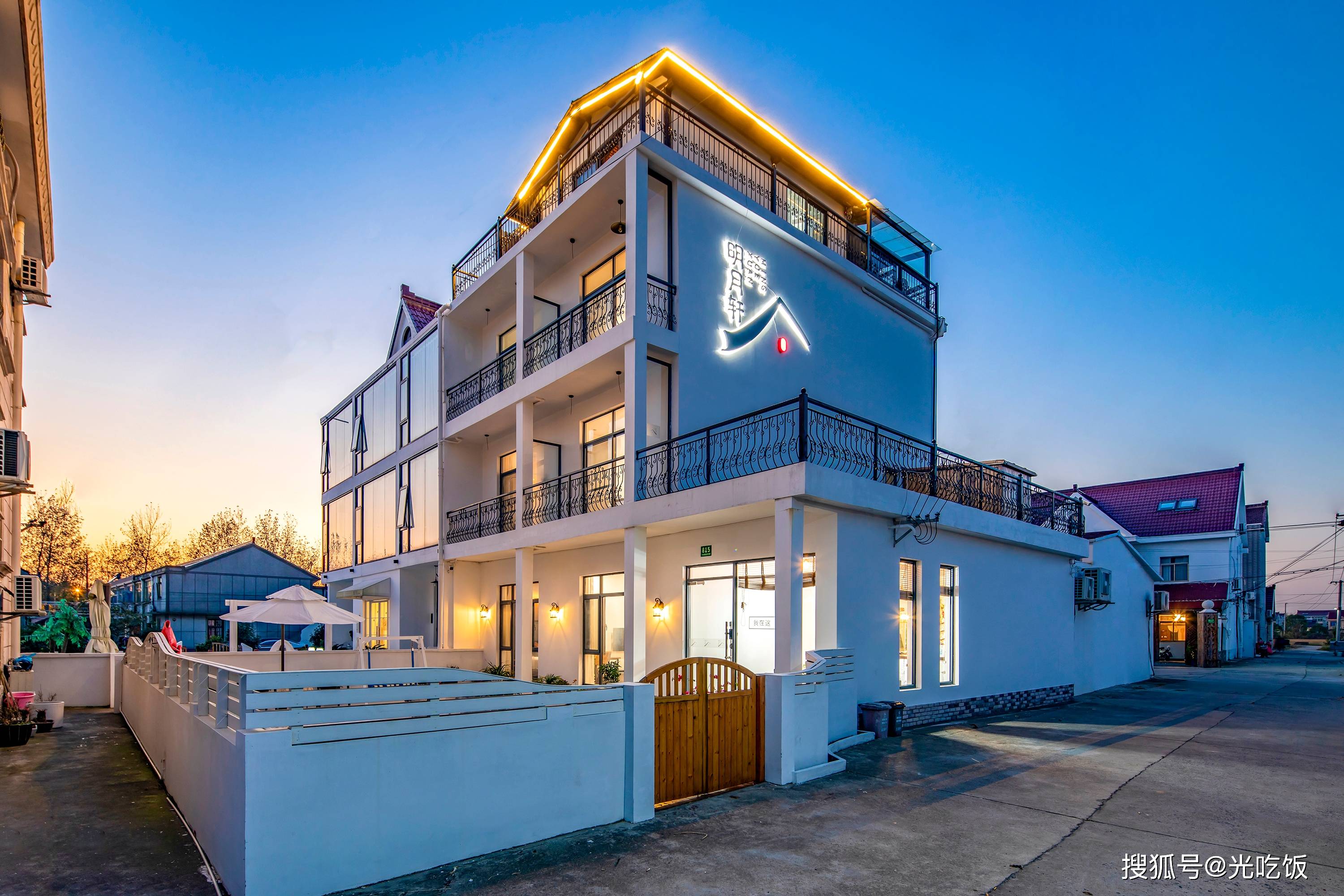 上海浦东明月轩民宿拍摄民宿建筑空间摄影