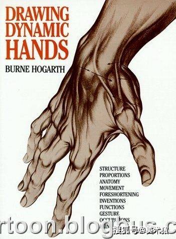 《动态素描·手部结构》_人体_伯恩·霍加斯_插图