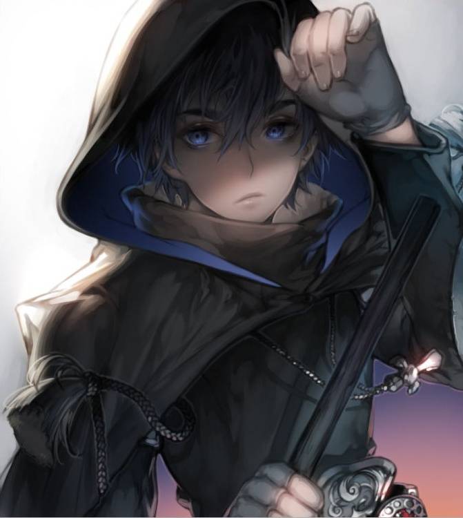 日本插画师河cy的绘画过程