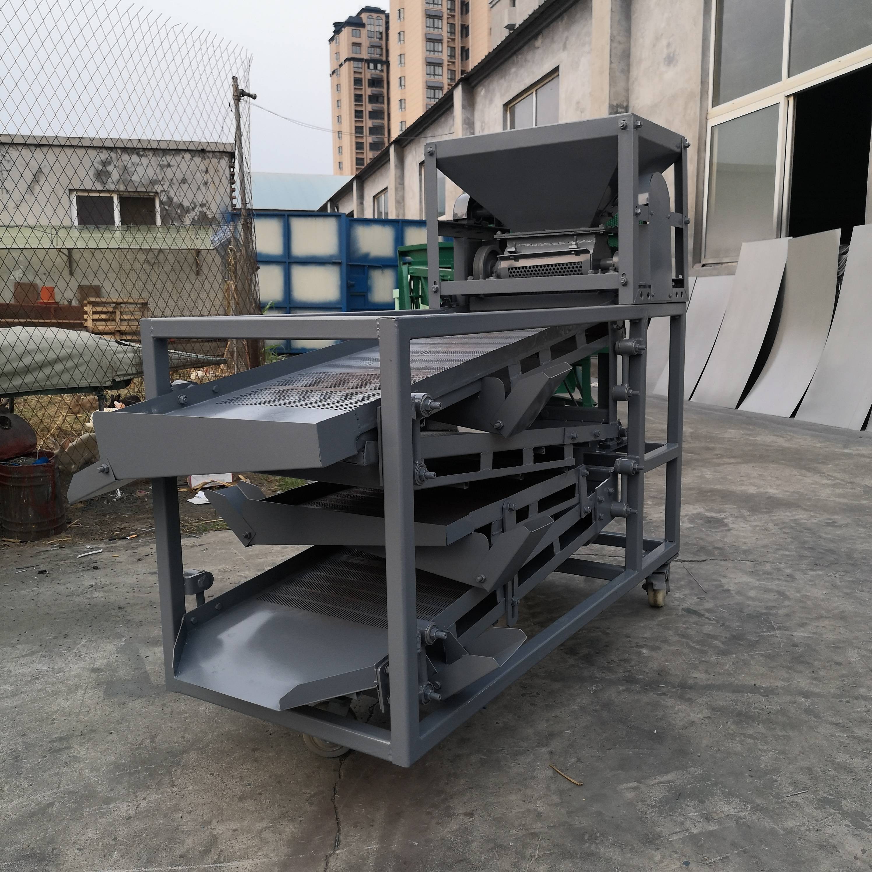 花椒除杂机青花椒筛分机红花椒清理筛振动筛筛选机_三种型号_中型