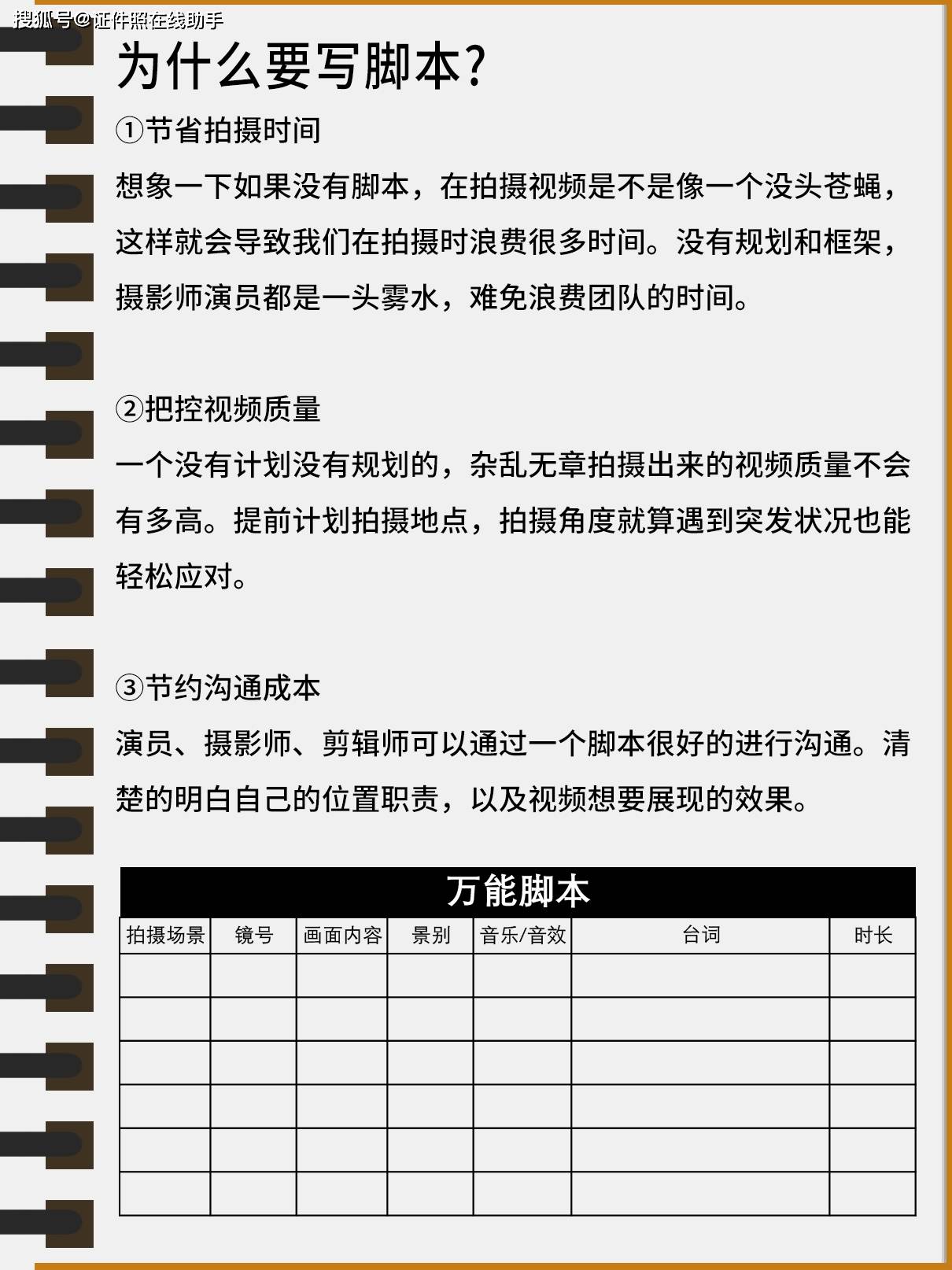 短视频脚本怎么写