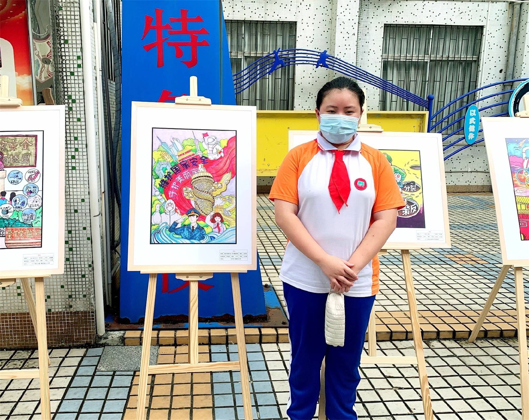 原創愛國與美雙重教育廣東開平國安繪畫頒獎暨首展在春華小學舉行