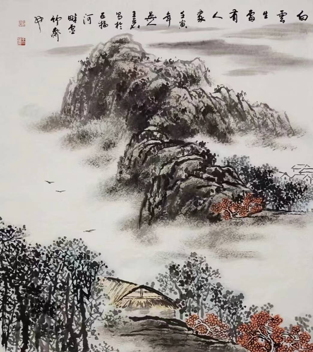 【艺术观察】王建秋:逸笔成趣 养心悟道_山水_笔墨_书法