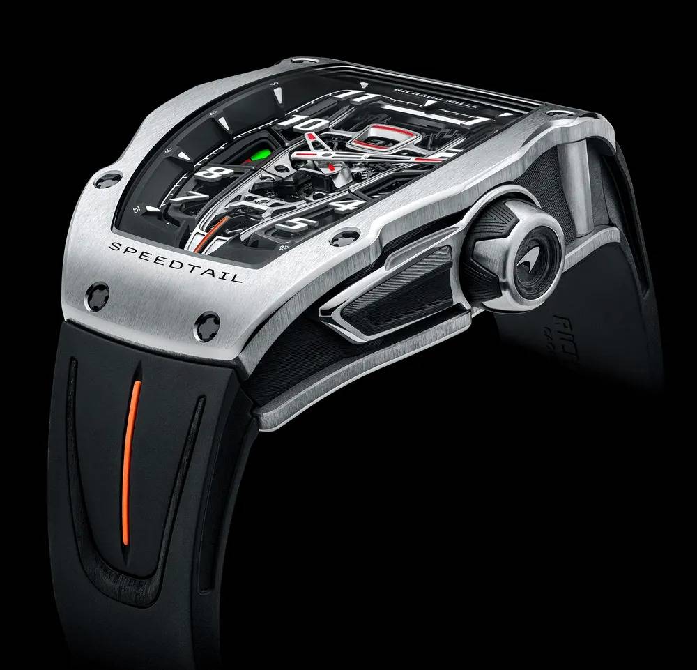 迈凯轮 speedtail同车限量:理查德米勒rm40-01自动陀飞轮腕表 限量106