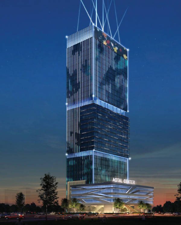 扬光照明案例:珠海澳台中心建筑照明设计