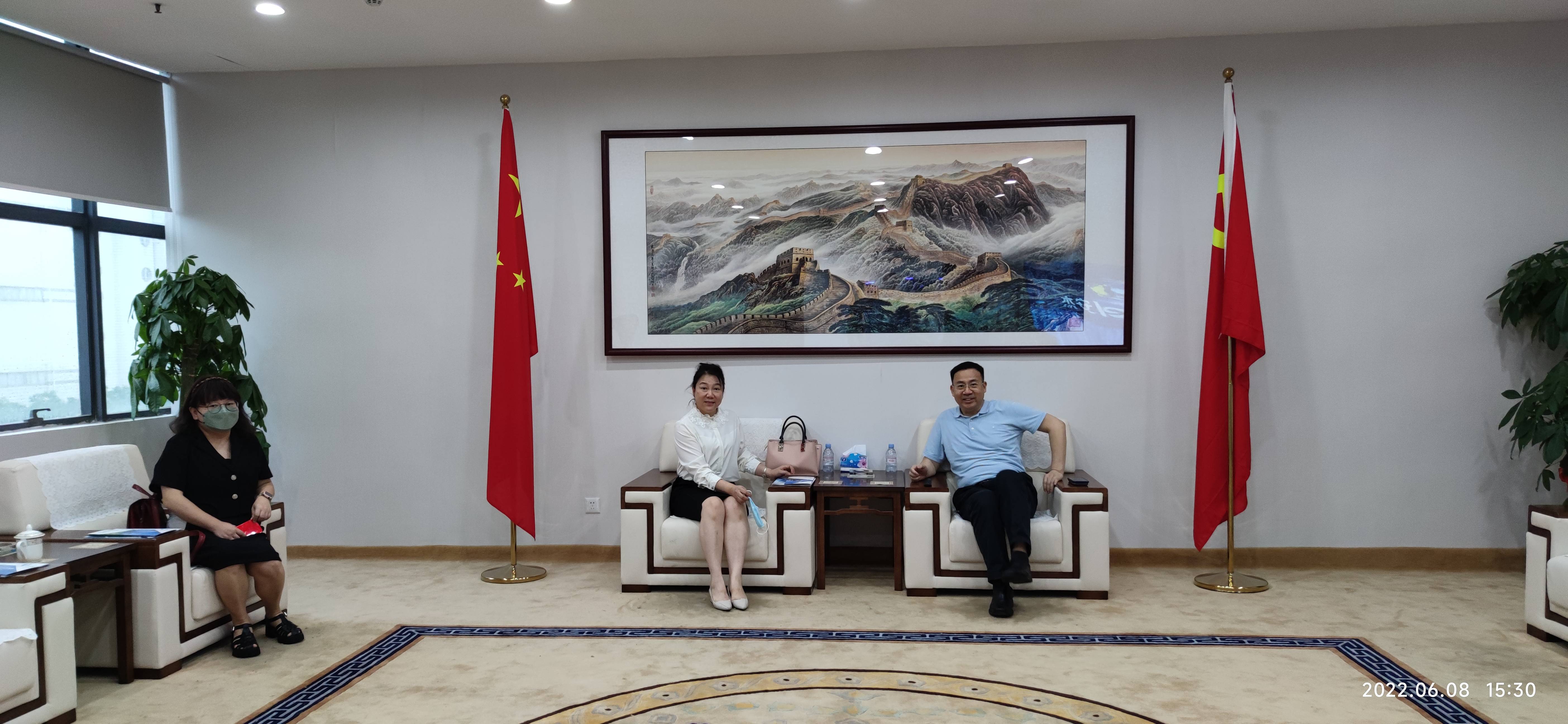 岳阳驻广深办事处郭萍主任一行莅临安杰考察与洽谈_发展_郭主任_政府