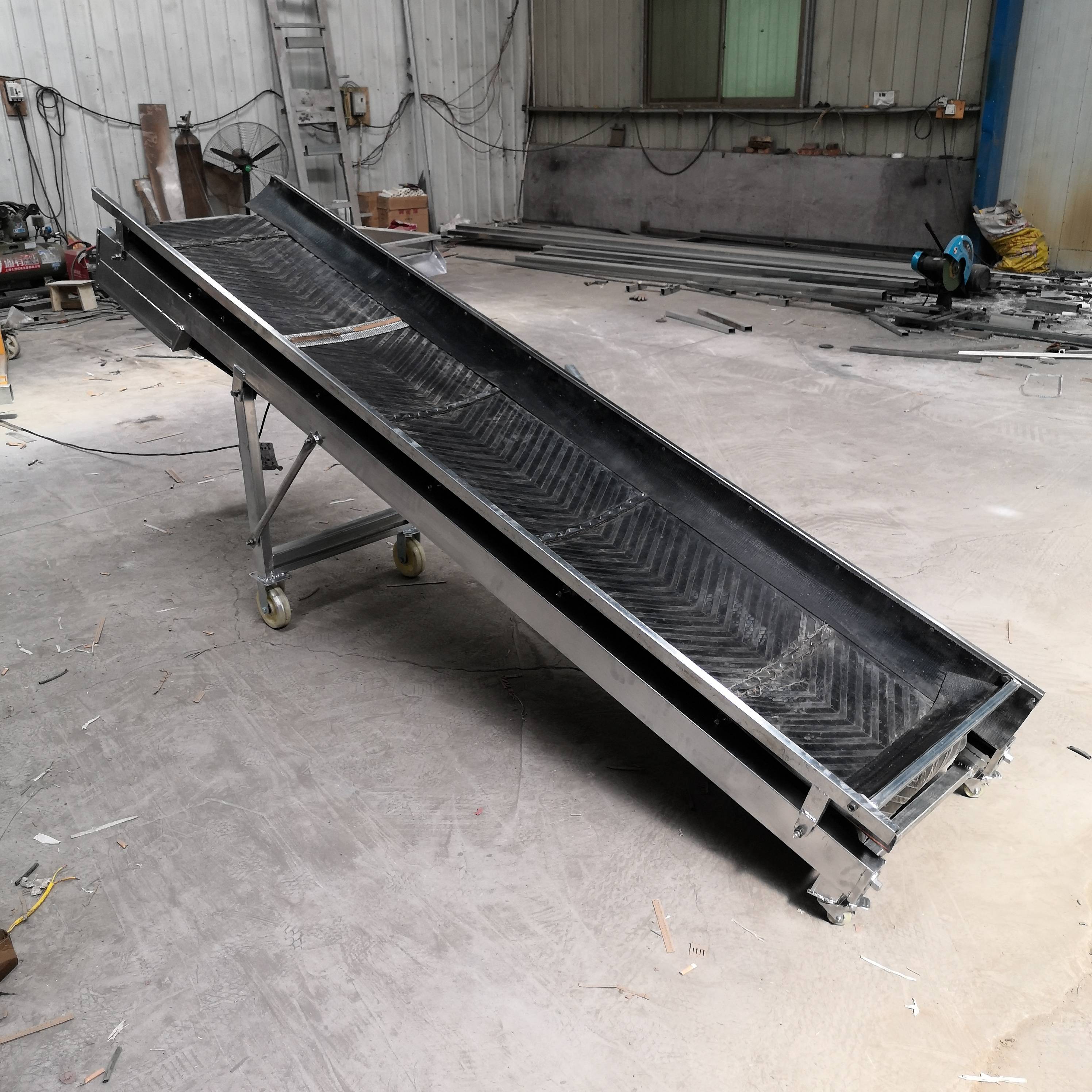 折叠式皮带输送机组成与使用范围