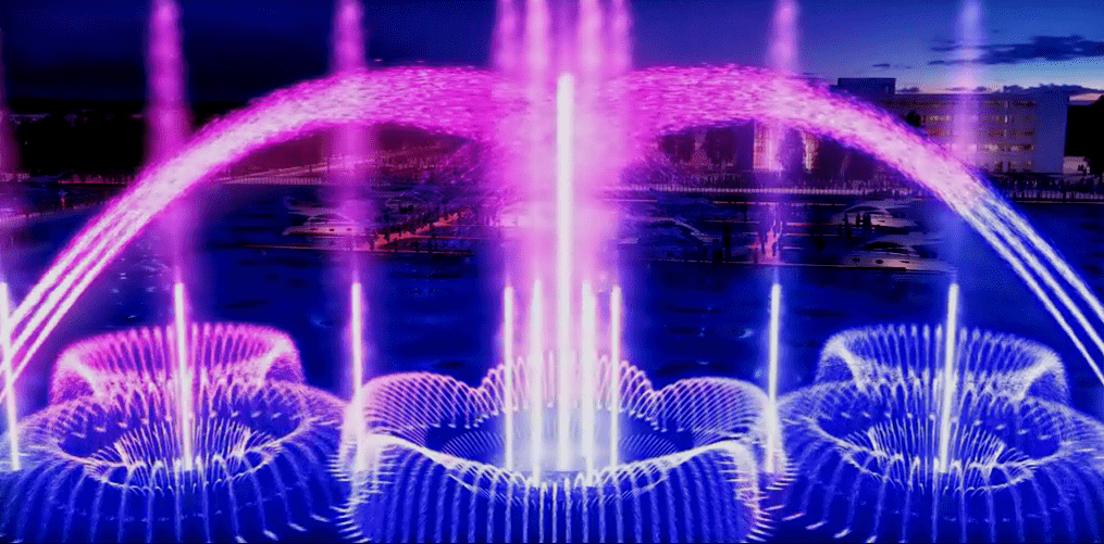 音乐喷泉项目中包含的喷头种类