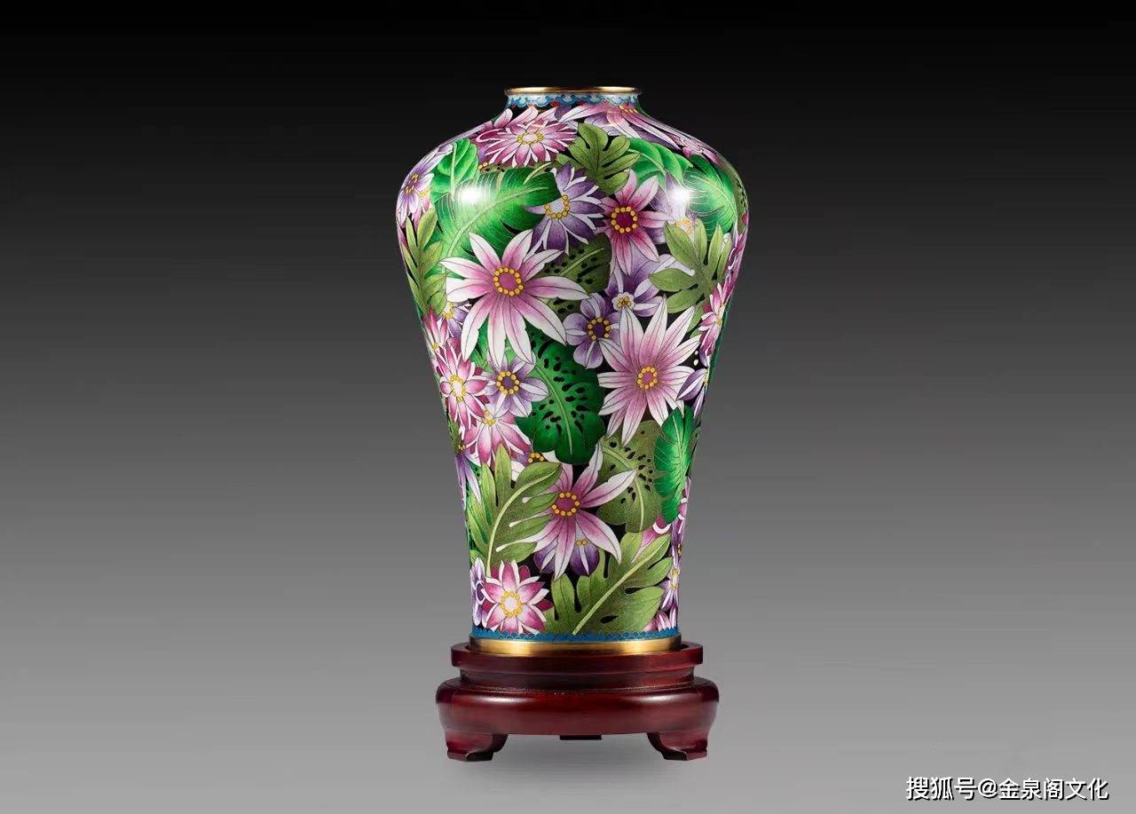 钟连盛景泰蓝盛世双骄