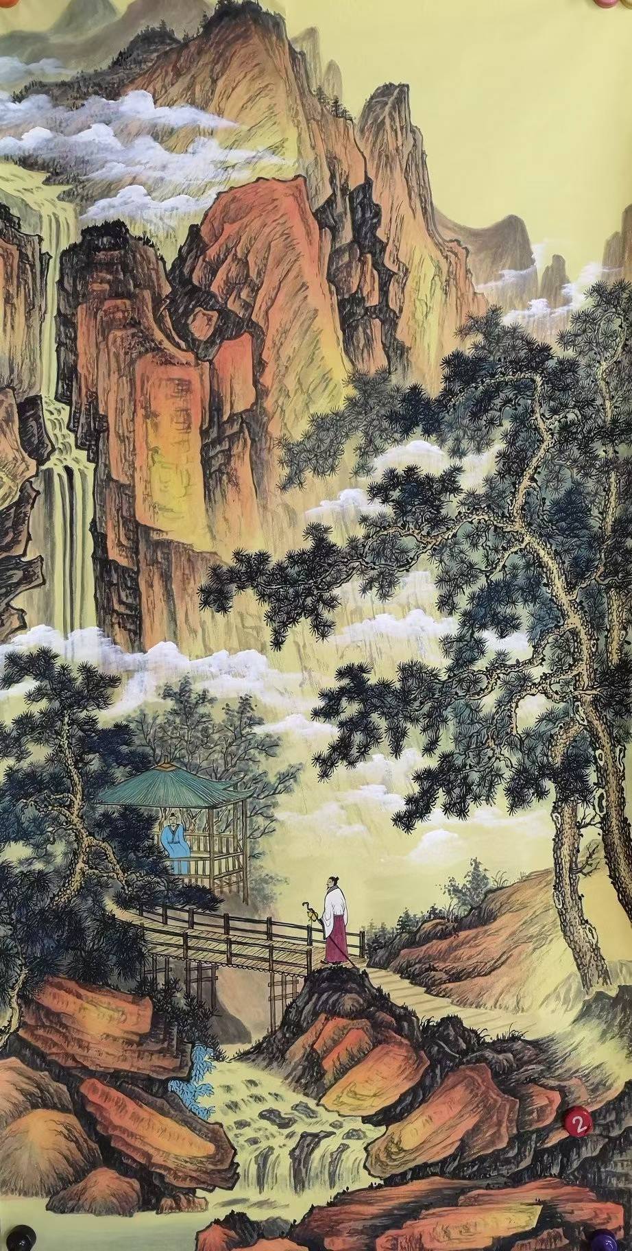 中国大画家青年实力派国家一级画家李进潮山水国画精品展在京开幕