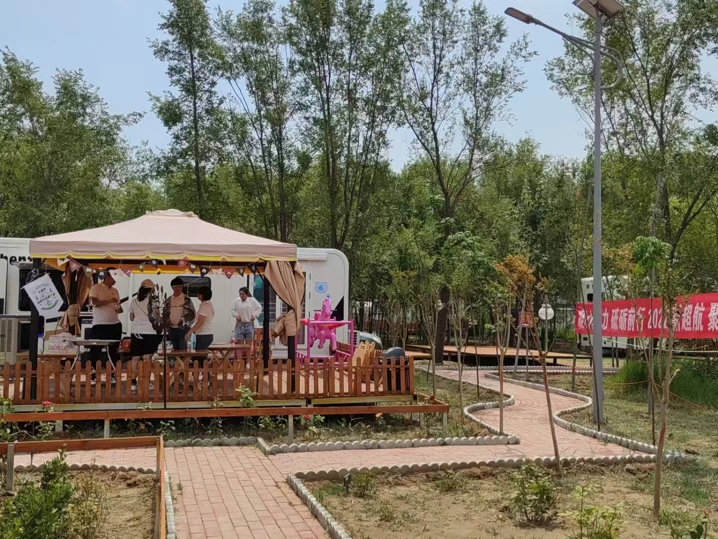 2022聊城冠县首届露营节来啦!_马颊河_房车_夏天