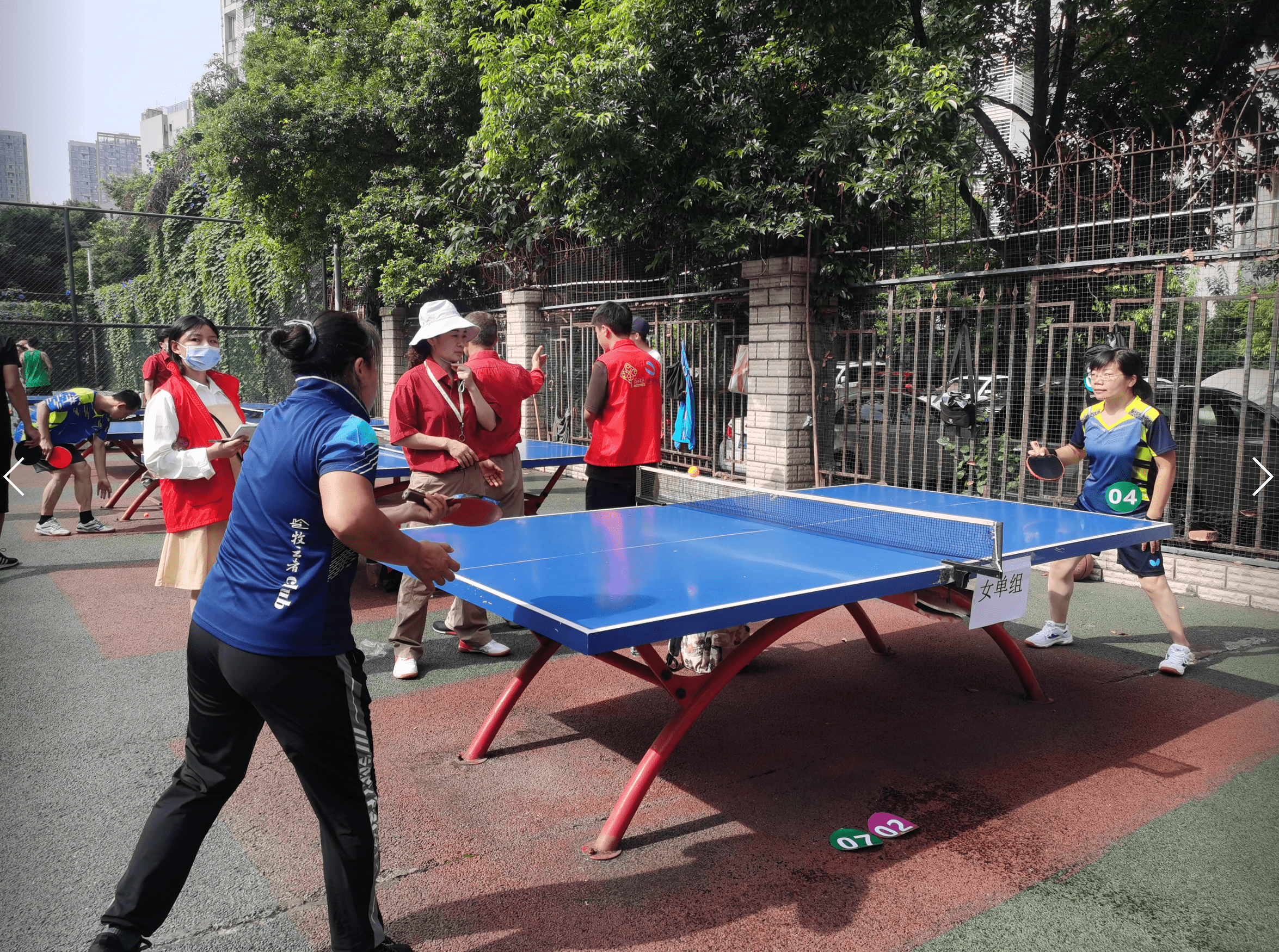 小乒乓·大健康——五福桥社区乒乓球比赛