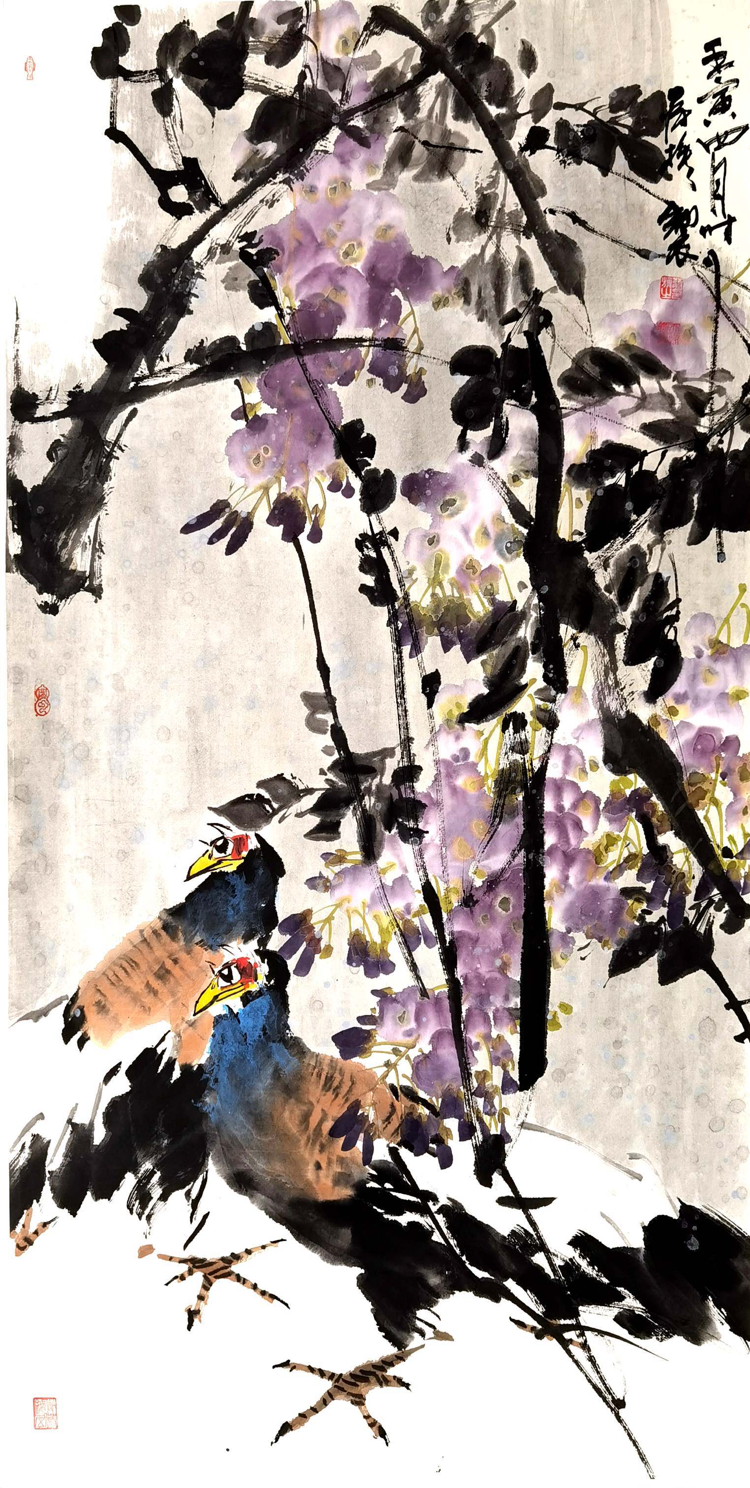 艺术家蒋旗_花鸟画_笔墨_中国书画院