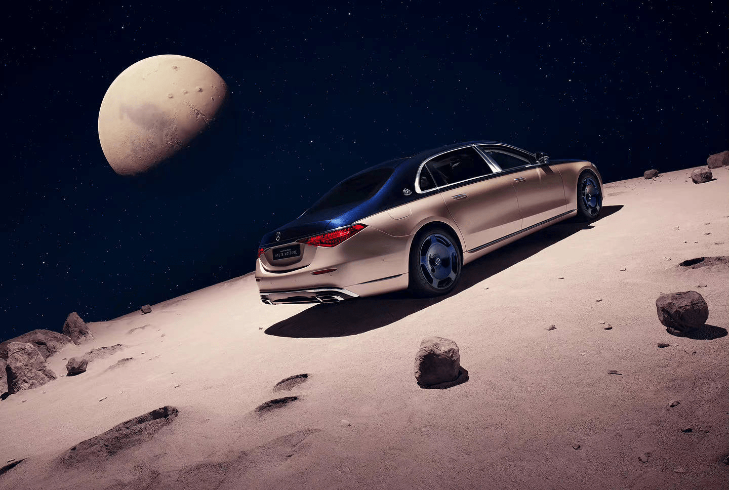 地平线上的仰望 摘星与境界之颠 北京奔驰迈巴赫4s店s480 s580 s680