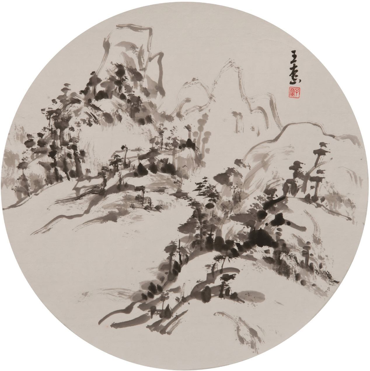 墨韵文心·2022中国书画名家推荐——王惠_cm_山水_陇南