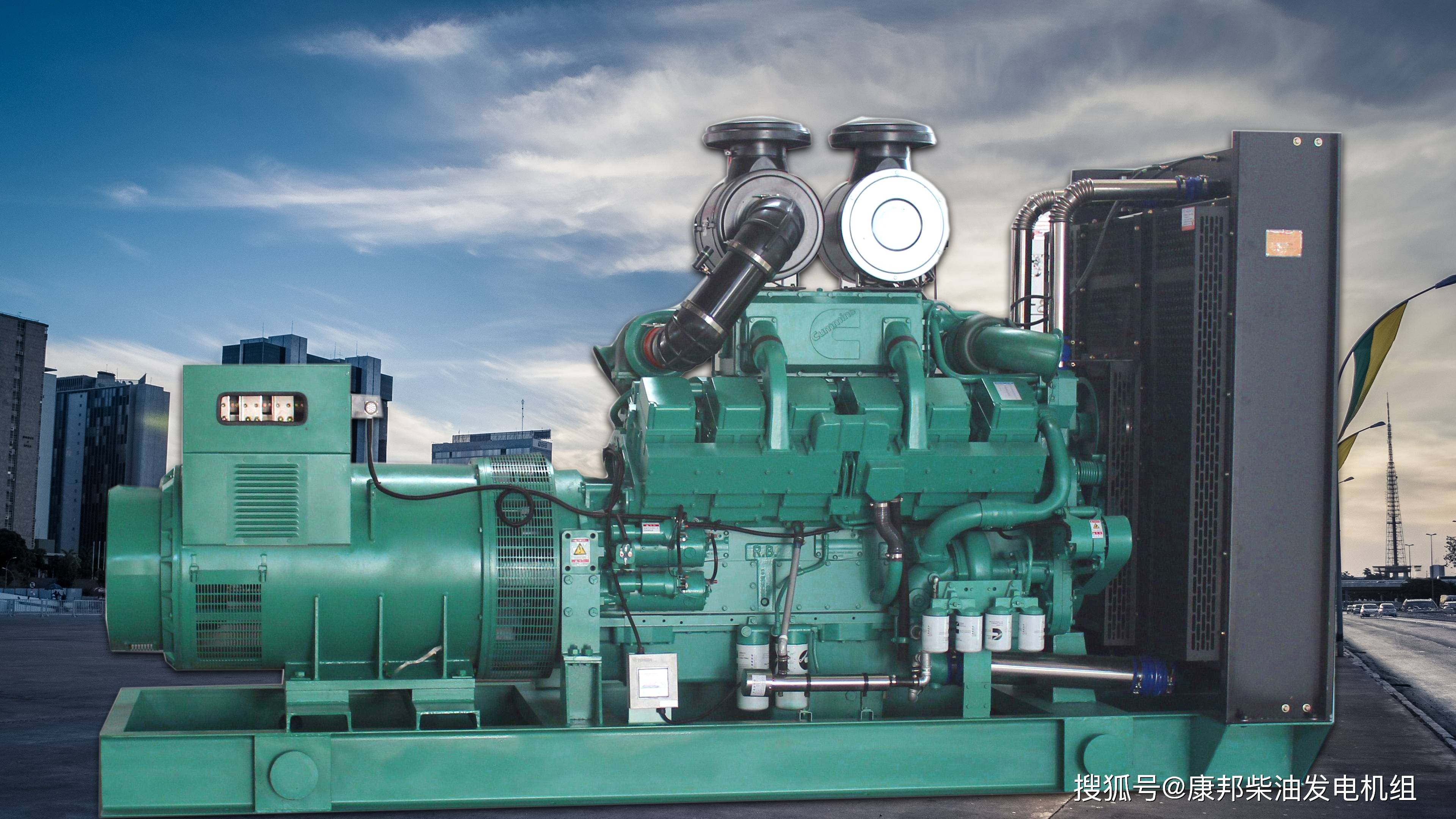 在夏季备用商用柴油发电机可保证基本业务和服务的企业拥有稳定可靠的