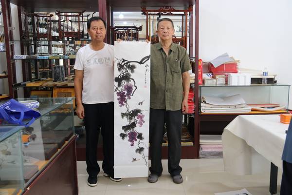 这天上午,衡水书画家张占海,韩振山,李同发,王新森,王新掌,张久田怀着