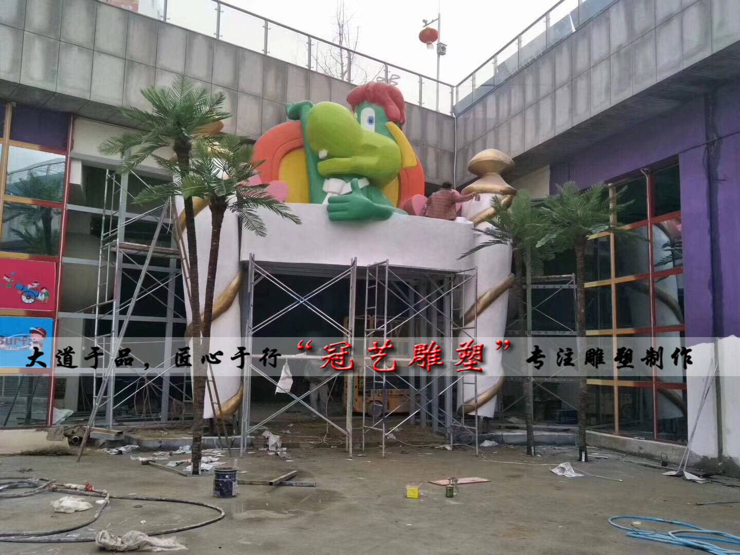 吉安玻璃钢门头雕塑 来自搜狐网