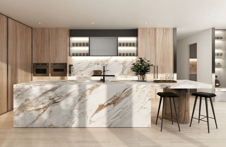 房地产公司需要批发卡拉拉金岩板,专业工厂提供尺寸定制方案_陶瓷