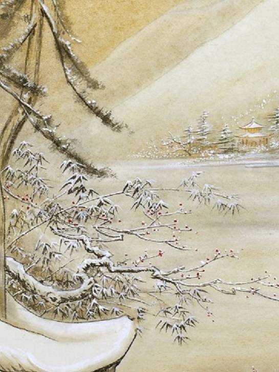 芥子园雪景图片