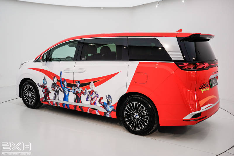 厦门尊享会 腾势d9贴奥特曼彩绘定制膜_搜狐汽车_搜狐网