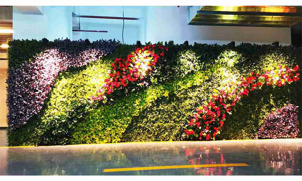 专业仿真植物墙厂家,以案例分析植物墙设计费用_客户_广东_服务