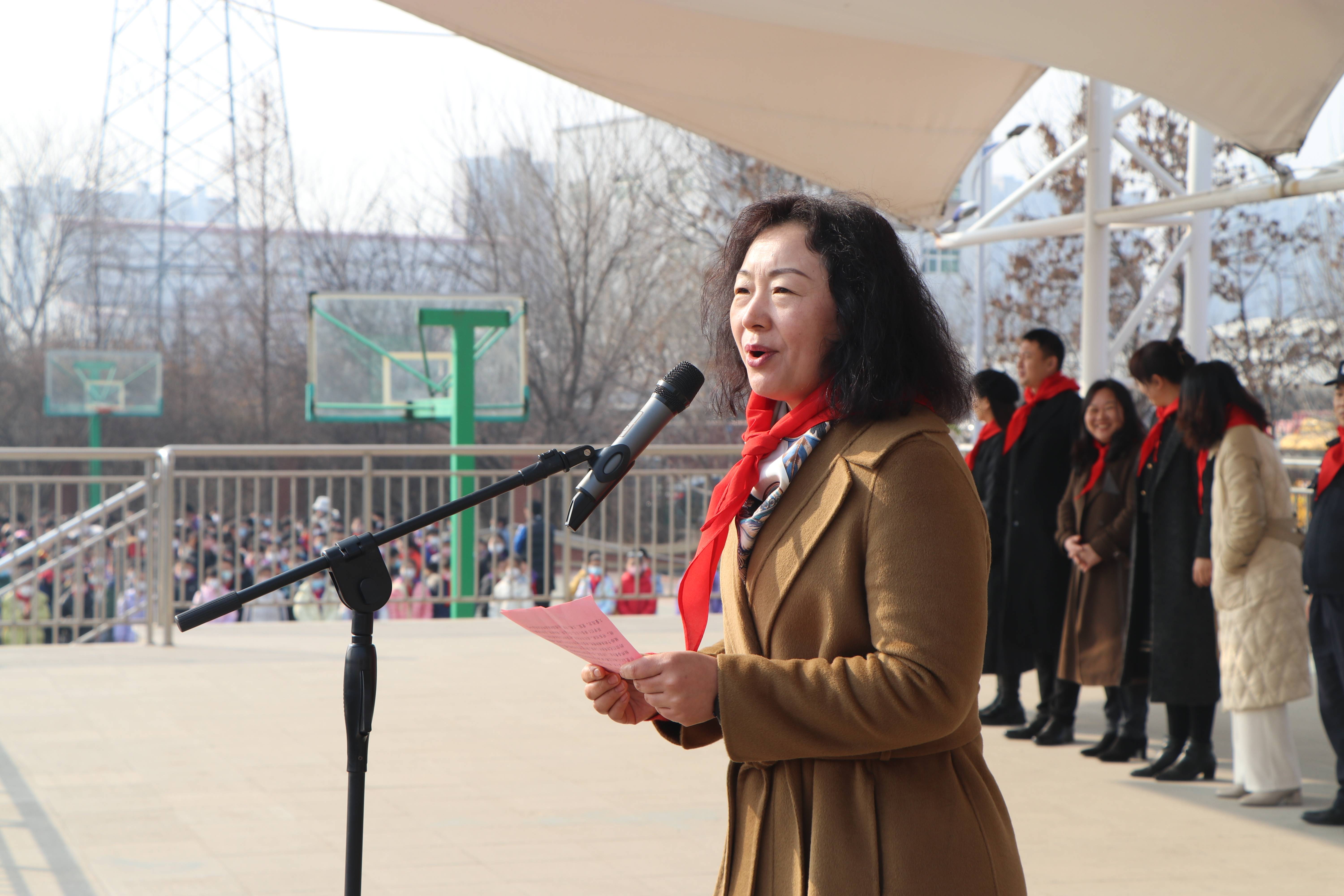 新学期,新征程,新开始城阳区国城小学新学期开学典礼_活动_中华民族