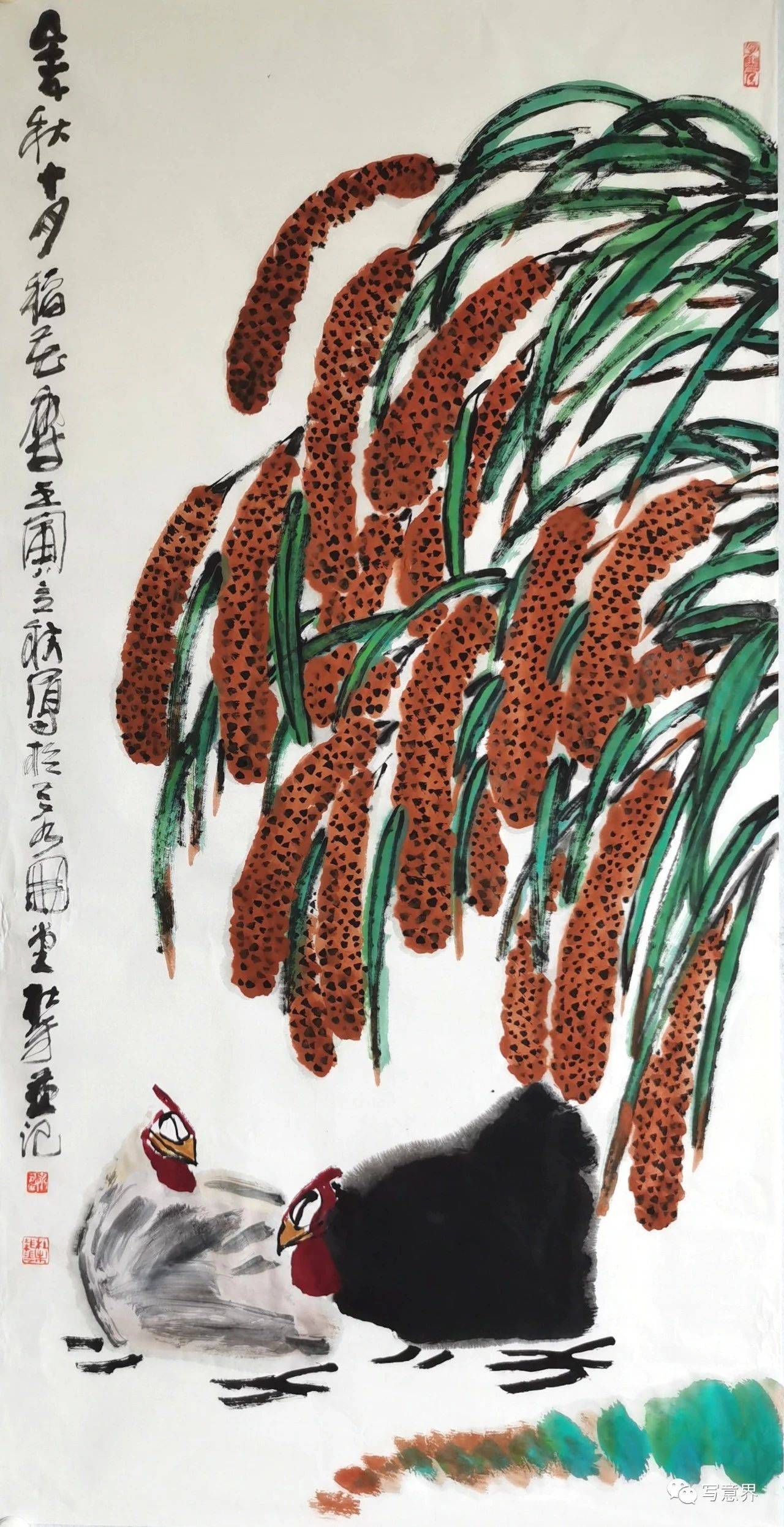 【采访报道】2023年中国著名画家杜未——国画作品赏析_花鸟画_天水