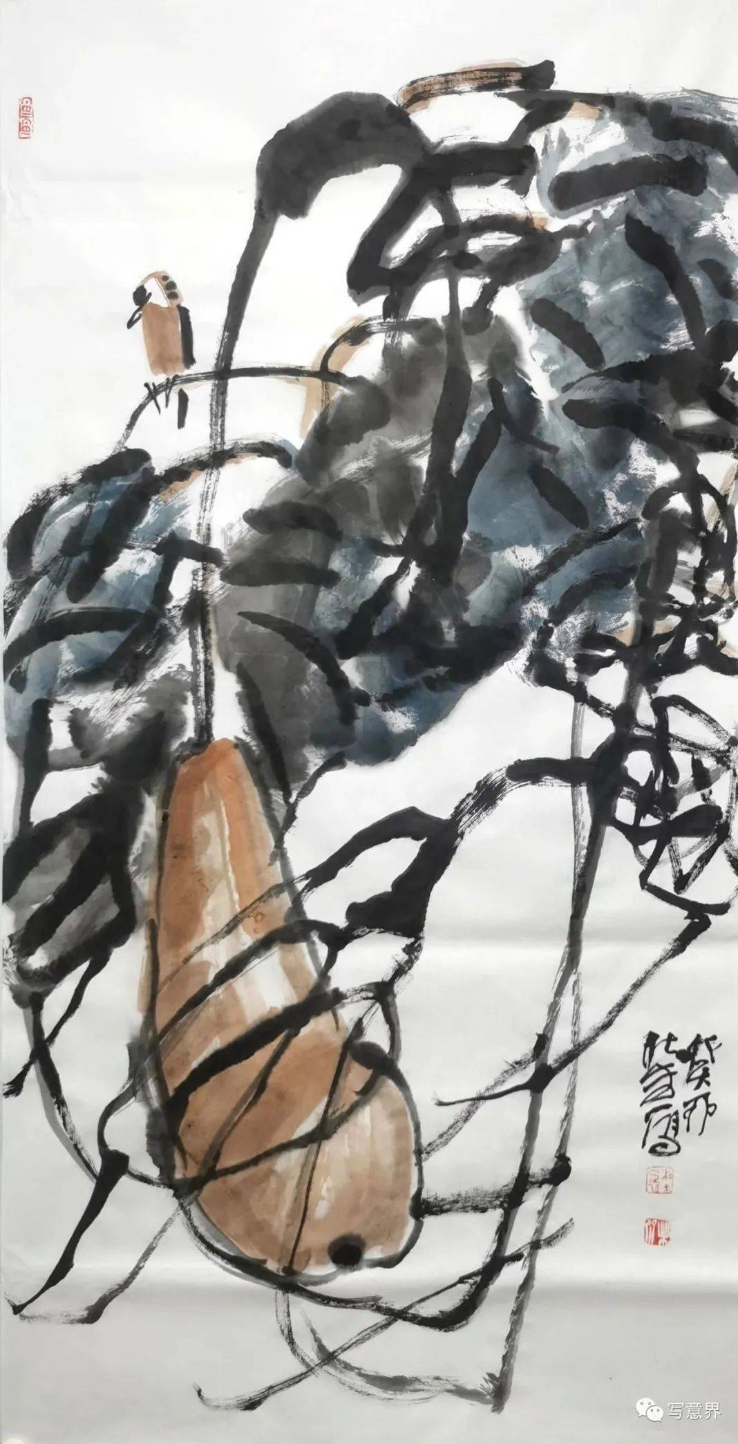 【采访报道】2023年中国著名画家杜未——国画作品赏析_花鸟画_天水