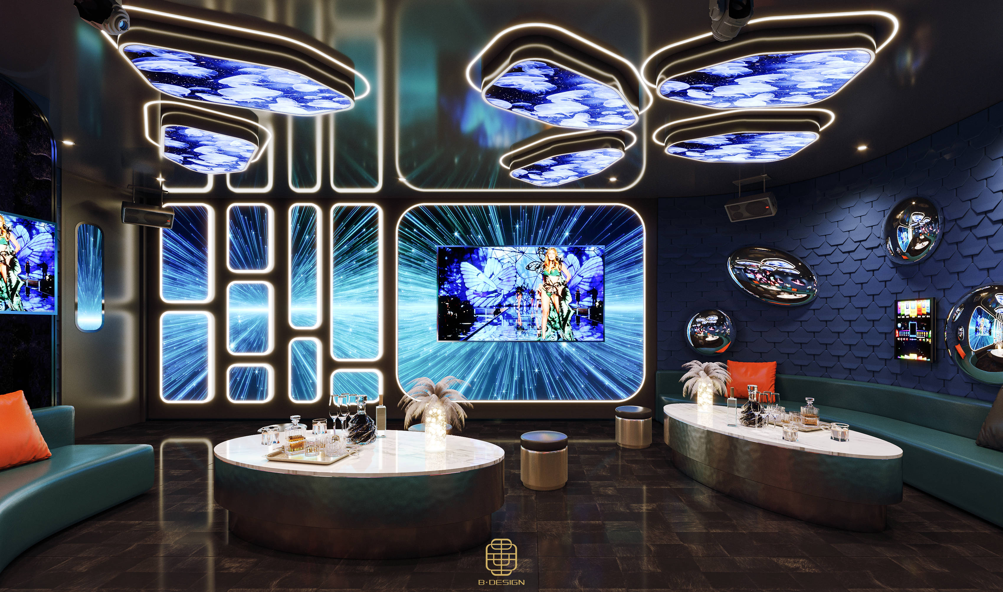 「弘毅设计」 云鼎ktv室内外设计大图|装修图|规划图|施工图_服务