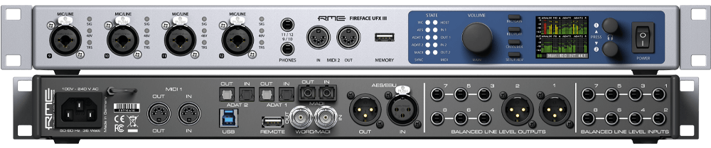 rme 推出新产品! fireface ufx iii_输出_totalmix_耦合