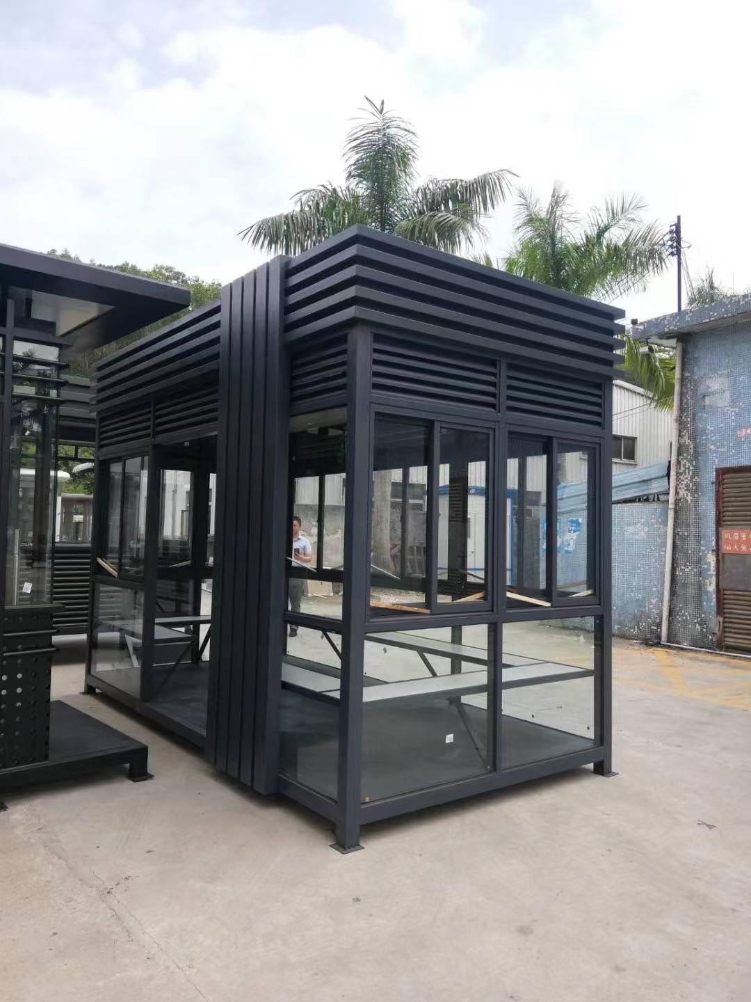 吸烟亭 深圳吸烟亭 厂区吸烟亭 吸烟台深圳 吸烟厂家 定作吸烟亭