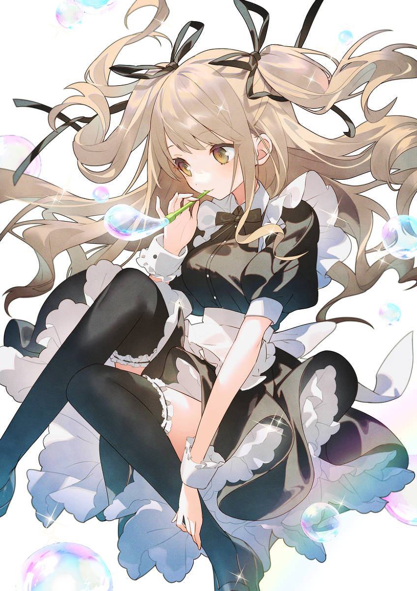 双马尾公主头插画特辑 -_发型_形象_威力