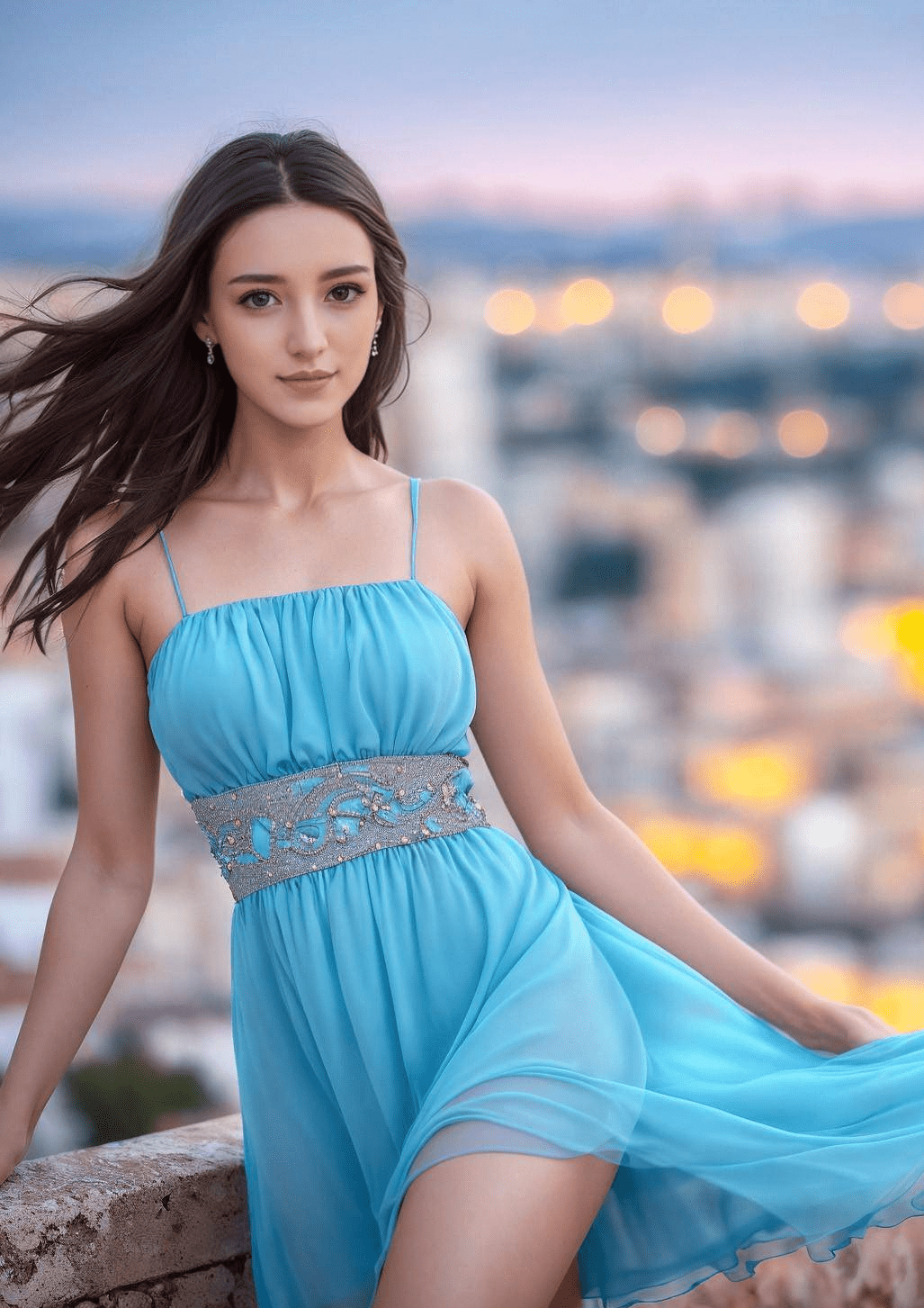 长发御姐抹胸包臀裙海滩美拍,气质优雅景美人更美_沙滩_城市_蜘蛛侠