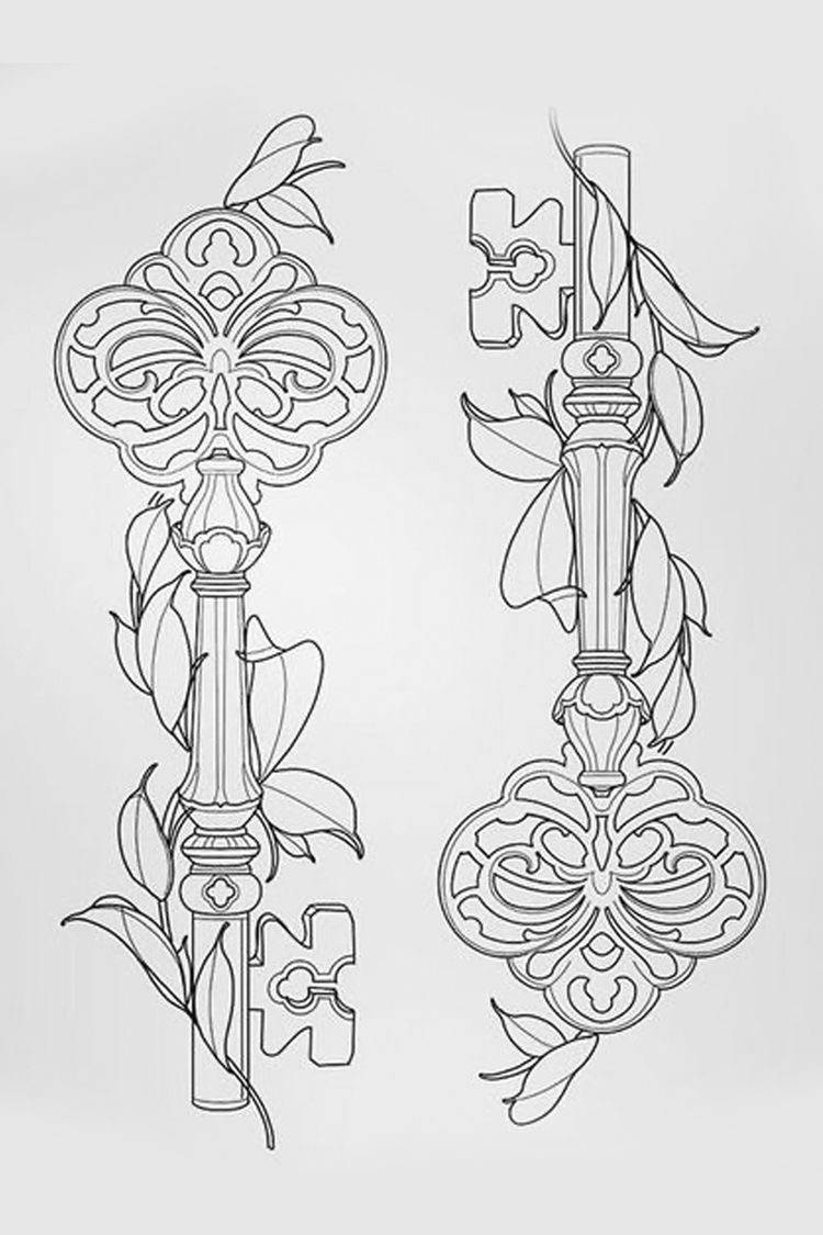 情侣之间纹钥匙纹身是为了表达什么