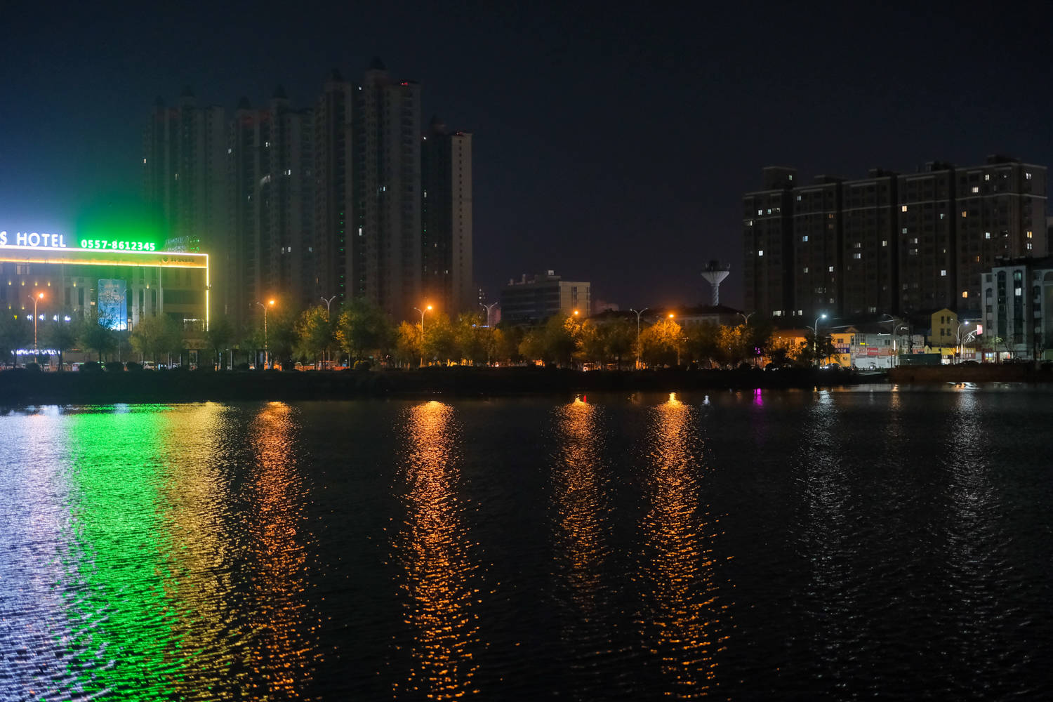 砀山古城夜景图片