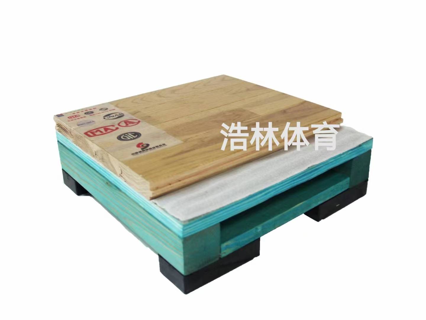 篮球馆运动木地板不同结构和区别舞台运动木地板山东浩林体育