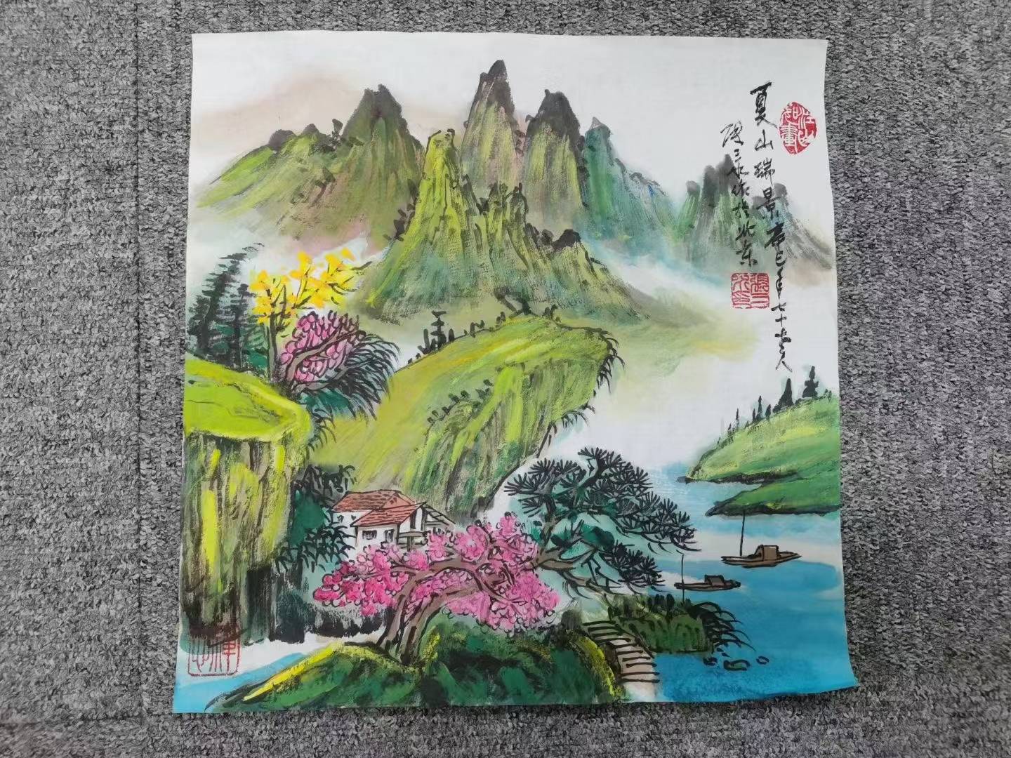 国画大师张大千之子 国家一级美术师 张三水老师国画作品_油画_艺术