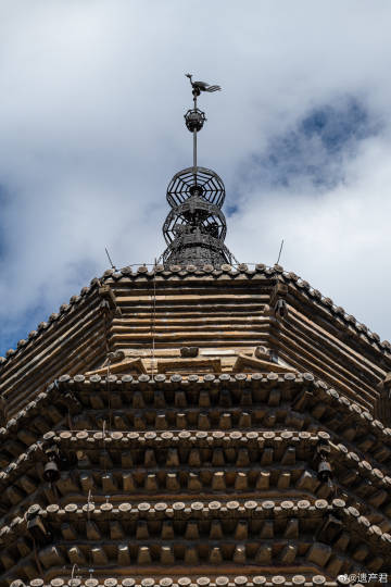 山西浑源金代圆觉寺砖塔,完美的造型和设计