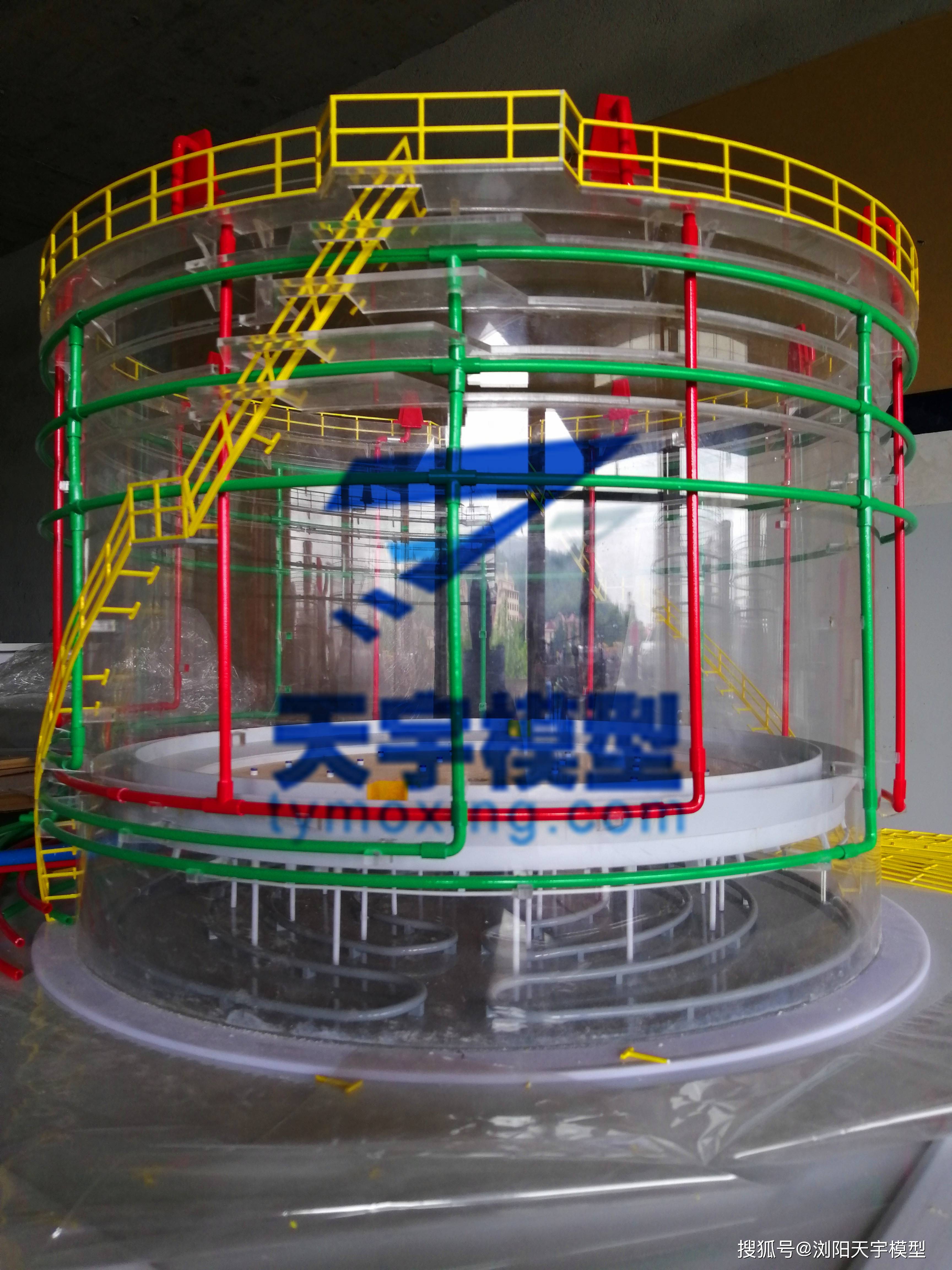 外浮顶罐,内浮顶罐,油库消防演示模型_变化_功能_工艺