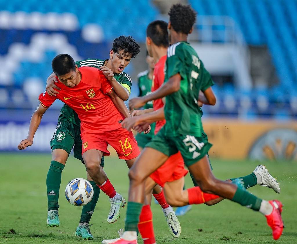 U17亚洲杯C组第3轮：沙特U17男足3-0中国U17男足-搜狐大视野-搜狐新闻