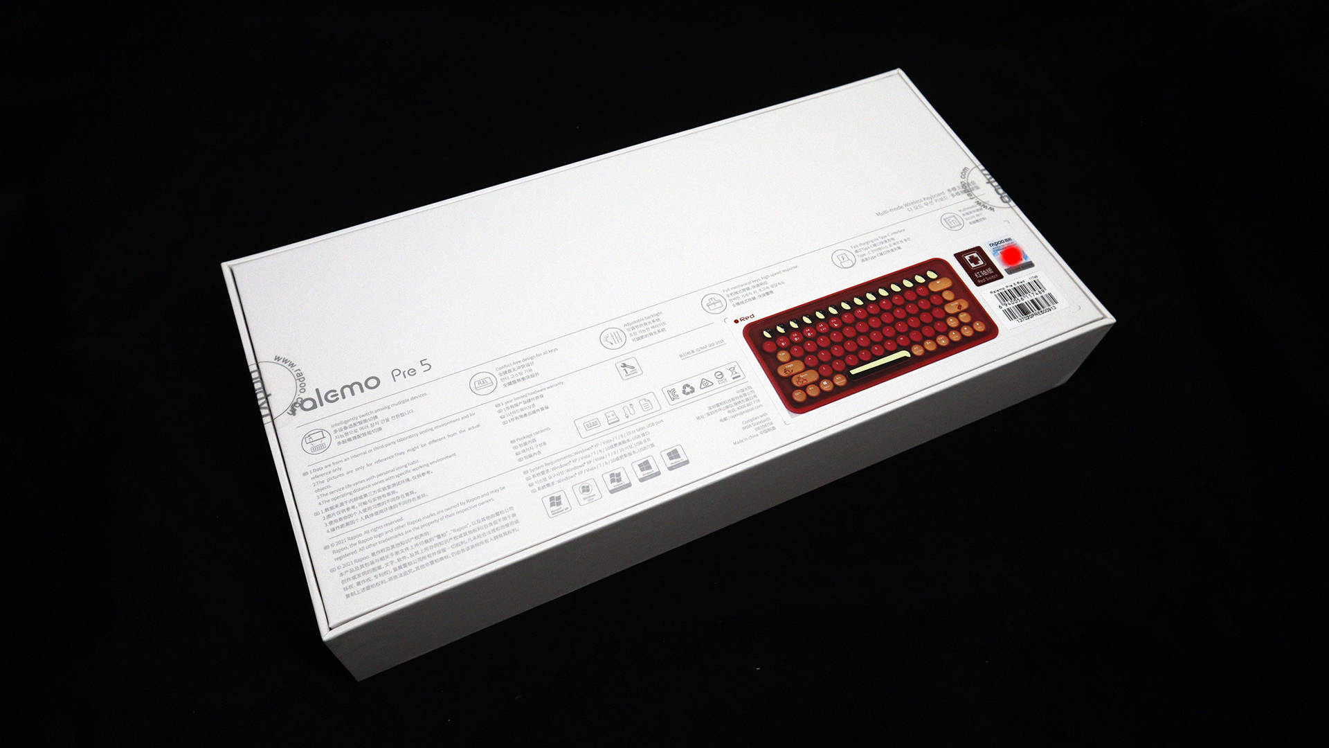 雷柏ralemo pre 5流金岁月版机械键盘:高贵典雅,并支持多模连接_设计